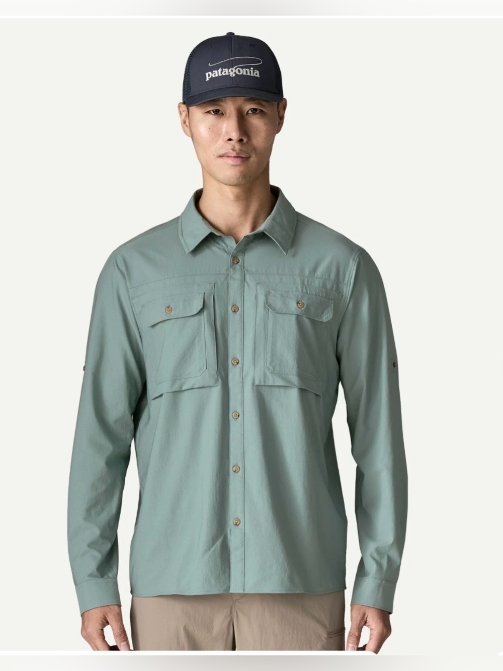 Patagonia Men's Long Sleeves Self-Guided Sun Shirt